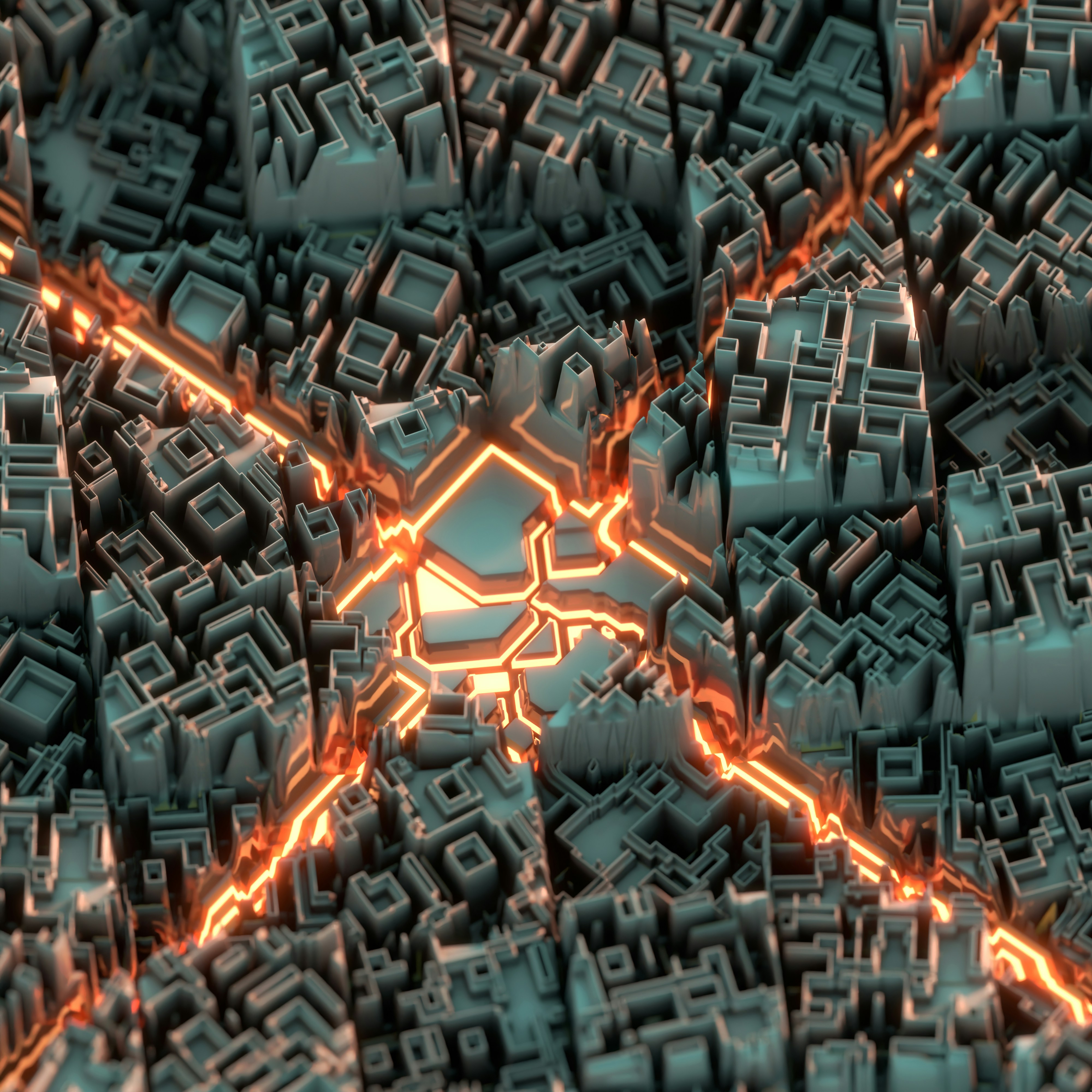 Activation. Rendered with Blender using cycles.